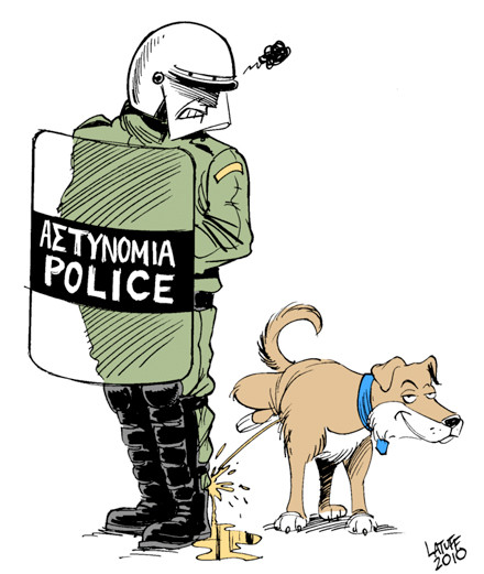 Τι κάνει ο Λουκάνικος που δεν κάνουν οι άλλοι διαδηλωτές; Η απάντηση από τον Carlos Latuff