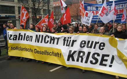 Διαδηλώσεις αλληλεγγύης προς την Ελλάδα στη Γερμανία