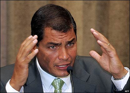 Υπό παρακολούθηση από την Κολομβία ο πρόεδρος του Ισημερινού;