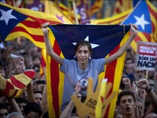 Γιγαντιαία διαδήλωση στη Βαρκελώνη για την αυτονομία της Καταλονίας