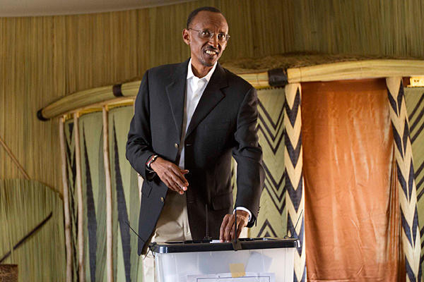 Το 93% των ψήφων συγκεντρώνει ο Πολ Καγκάμε στη Ρουάντα