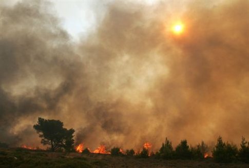 Υπό μερικό έλεγχο η φωτιά στο Πικέρμι