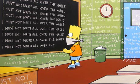 Ο Banksy σκηνοθετεί τους τίτλους αρχής των Simpsons