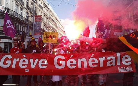 6η εθνική απεργία στη Γαλλία κατά του συνταξιοδοτικού