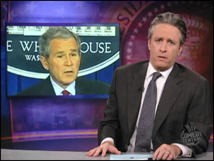Jon Stewart: «O George W. Bush, δυο χρόνια μετά»