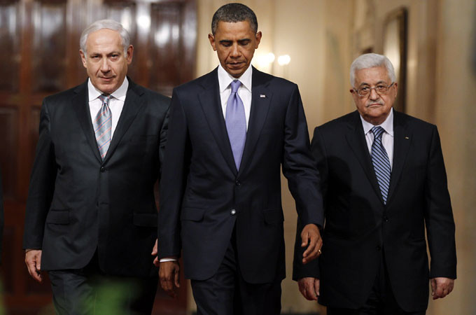 Για διάλυση της παλαιστινιακής αρχής, μιλά ο Μαχμούντ Αμπάς
