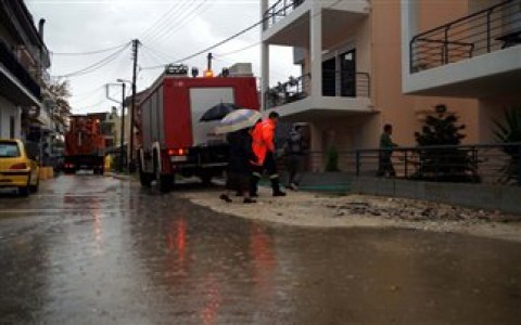 Προβλήματα από τις έντονες βροχοπτώσεις στα Ιωάννινα