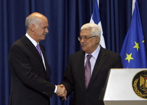 Παπανδρέου: Η ίδρυση Παλαιστινιακού κράτους ο δρόμος για ειρήνη στη Μ.Ανατολή