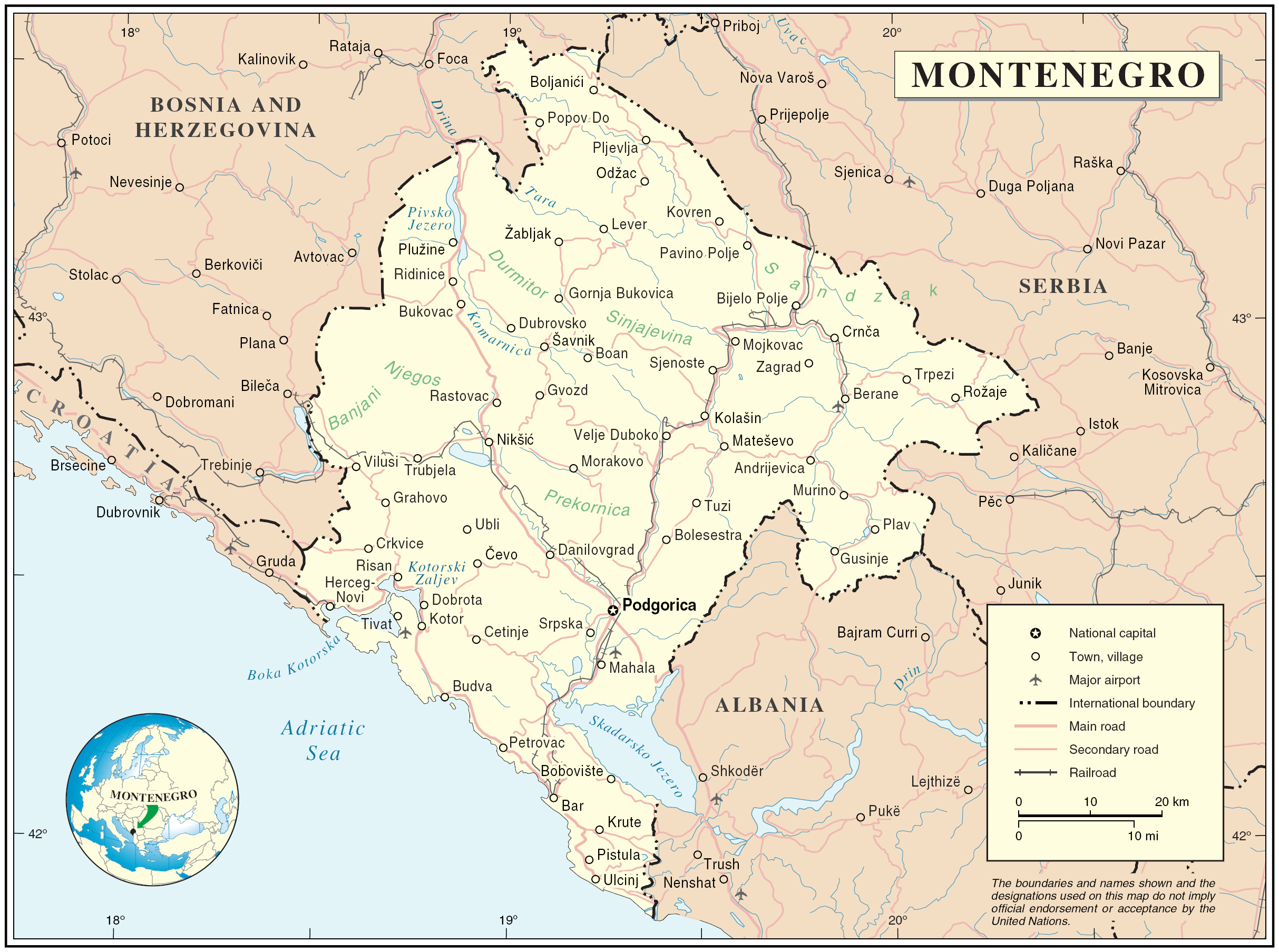 Υποψήφιο προς ένταξη στην ΕΕ το Μαυροβούνιο