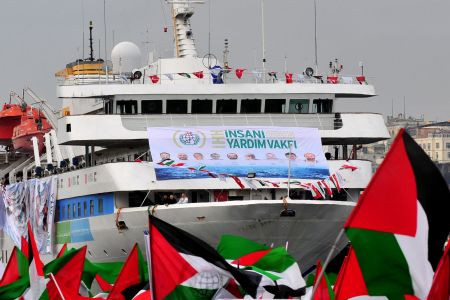 Πανηγυρική υποδοχή στην Τουρκία του Mavi Marmara