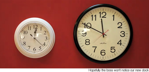 Ειδικό ρολόι δίνει 12 λεπτά επιπλέον διάλειμμα στους εργαζόμενους