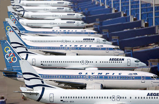 Αρνητική η απόφαση της Κομισιόν για τη συγχώνευση Aegean-Olympic Air