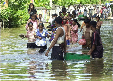 Τέσσερις νεκροί από καταρρακτώδεις βροχές στη Σρι Λάνκα