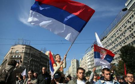 Βελιγράδι: Η μεγαλύτερη διαδήλωση των τελευταίων χρόνων σήμερα