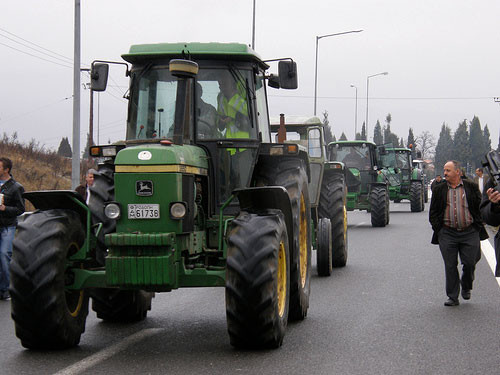 Συλλαλητήριο πραγματοποίησαν αγρότες στη Θεσσαλονίκη