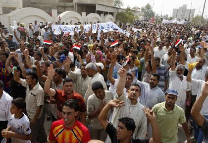 Εκατοντάδες διαδηλωτές και σήμερα στο Ιράκ