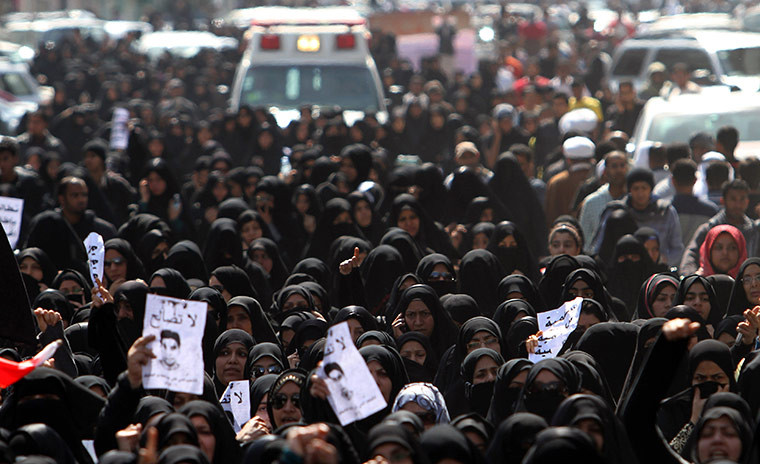 Αντικυβερνητικές διαδηλώσεις σε Μπαχρέιν, Ιράν, Ιράκ και Υεμένη