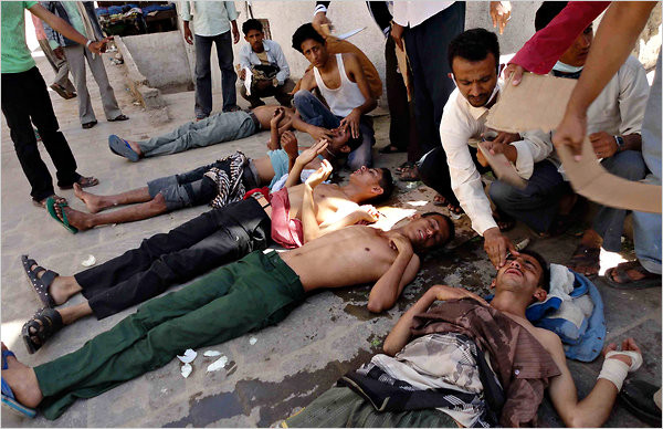 Νεκροί και πάνω από 400 τραυματίες από πυρά της αστυνομίας στην Υεμένη