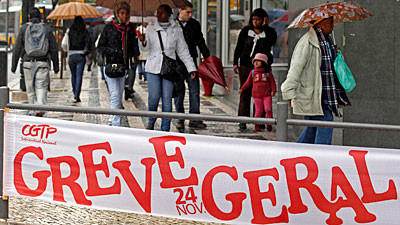 Μαζική απεργία του πορτογαλικού δημόσιου τομέα