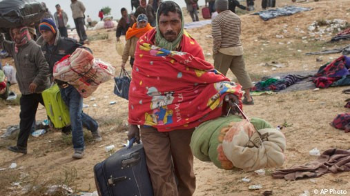 Καταστροφή του προσφυγικού καταυλισμού της Σούσα λόγω των ταραχών