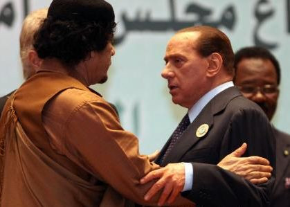 «Αντίθετος» ήταν ο Μπερλουσκόνι με τον πόλεμο στη Λιβύη
