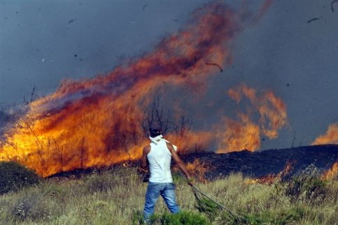 Υπό έλεγχο η πυρκαγιά σε δασική έκταση στην Εύβοια