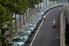 Απεργία των ταξί και στην Κίνα