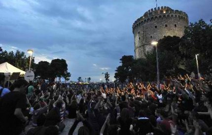 Θεσσαλονίκη: Προετοιμάζονται για τη ΔΕΘ οι αγανακτισμένοι