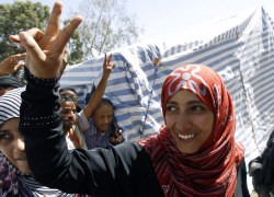 Καταστολή διαδήλωσης υπέρ της βραβευμένης με νόμπελ ακτιβίστριας στην Υεμένη
