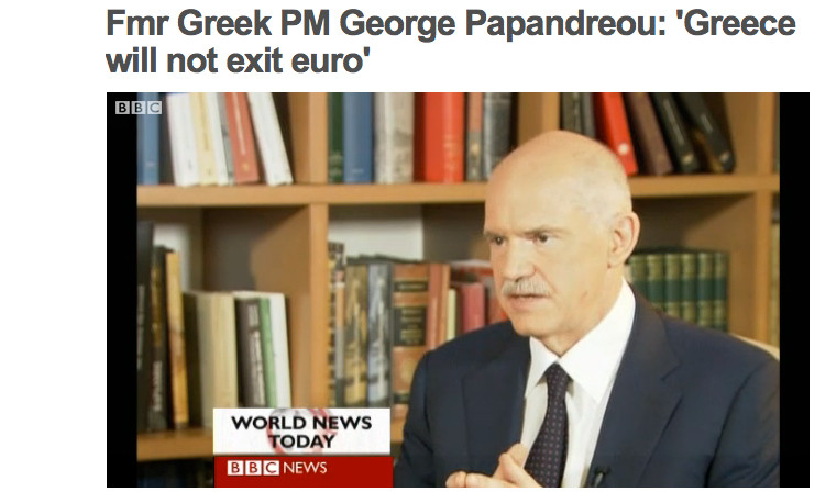 Γ.Παπανδρέου: Η Ελλάδα δεν θα χρεοκοπήσει, δεν θα βγει από την ευρωζώνη