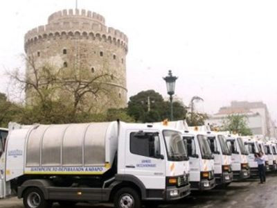 Ξανά στους δρόμους της Θεσσαλονίκης τα απορριμματοφόρα