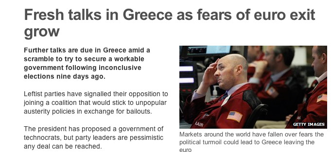 Διεθνής Τύπος: Η πολιτική αστάθεια οδηγεί την Ελλάδα εκτός ευρώ