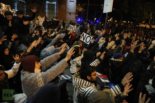Μαζική διαδήλωση στη Μαδρίτη κατά των μέτρων λιτότητας
