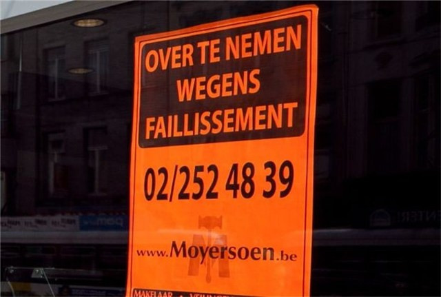 Βέλγιο: Ρεκόρ πτωχεύσεων – Xάθηκαν 27.912 θέσεις εργασίας