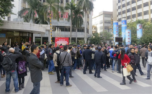 Διαδήλωση δημοσιογράφων κατά της λογοκρισίας στην Κίνα