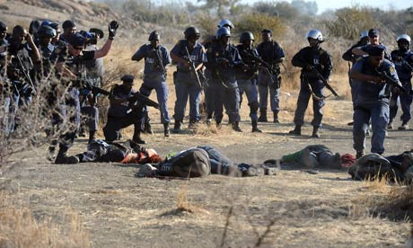 Ν.Αφρική: Εν ψυχρώ δολοφονία απεργών σε ορυχείο της Lonmin