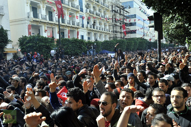 Διαδηλώσεις στην Τυνησία για τη δολοφονία στελέχους της αντιπολίτευσης