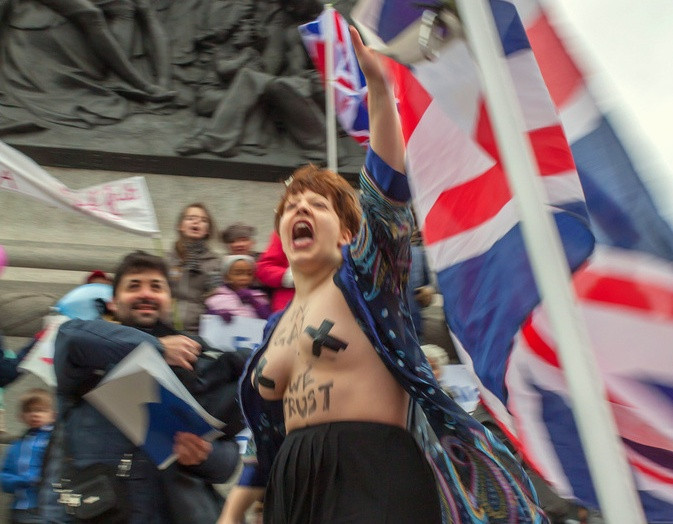H ελληνίδα «FEMEN»