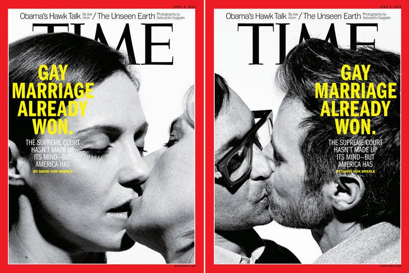 TIME: «Ο γάμος των ομοφυλόφιλων έχει ήδη κερδίσει»