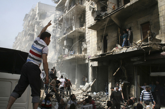Έντεκα νεκροί άμαχοι από αεροπορική επιδρομή στη Συρία