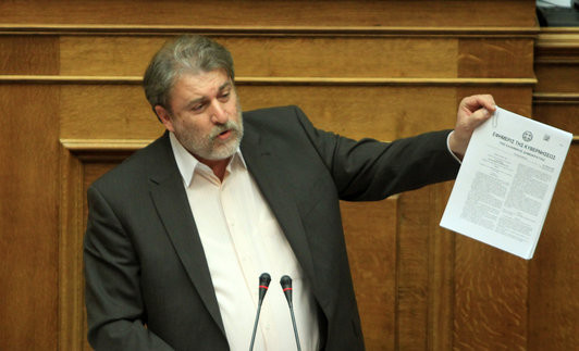 Σε αποχώρηση από τη Βουλή καλεί ΣΥΡΙΖΑ, ΚΚΕ και ΑΝΕΛ ο Νότης Μαριάς