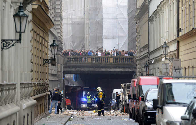 Ισχυρή έκρηξη στο κέντρο της Πράγας