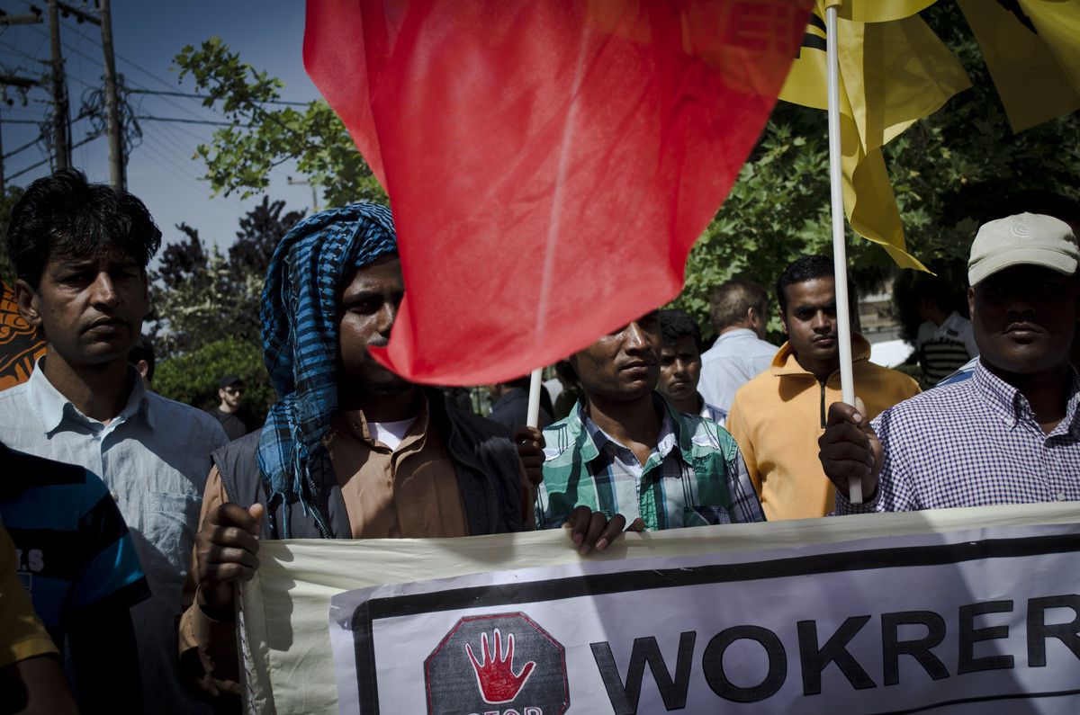 Μετανάστες εργάτες Μανωλάδας: «Θέλουμε χαρτιά και ελευθερία»