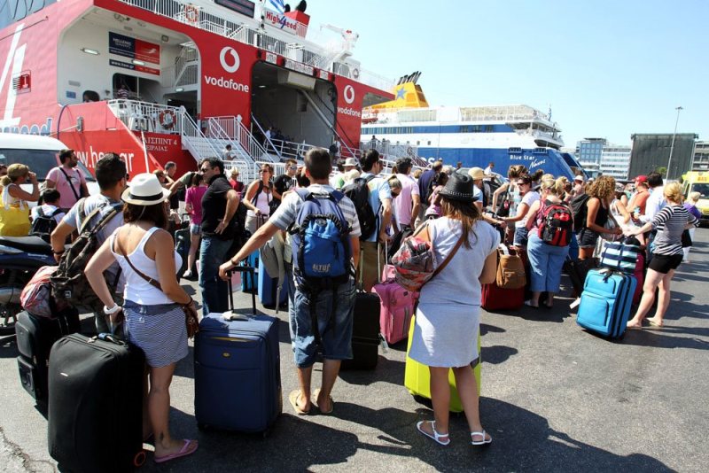 Ελαφρώς μειωμένη η έξοδος των εκδρομέων από την Αθηνά