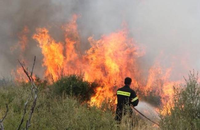 Σε εξέλιξη πυρκαγιά στην  Αχαΐα