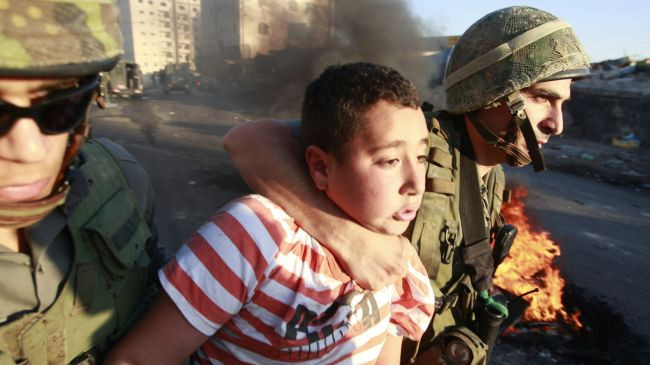 Σύλληψη τεσσάρων παιδιών Παλαιστινίων από Ισραηλινούς στρατιώτες