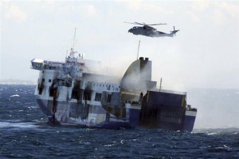 Τραγωδία δίχως τέλος: Δυο ναυτικοί νεκροί κατά τη ρυμούλκηση του Norman Atlantic