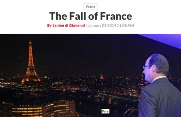 Κόντρα γαλλικής κυβέρνησης και Newsweek για την «Πτώση της Γαλλίας»