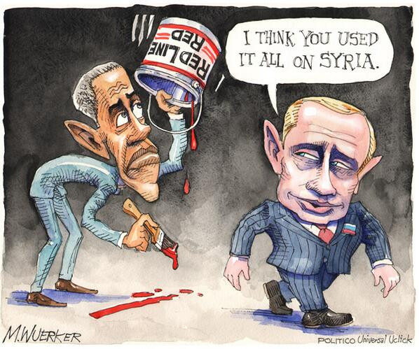 Ο Πούτιν, ο Ομπάμα και η κόκκινη γραμμή