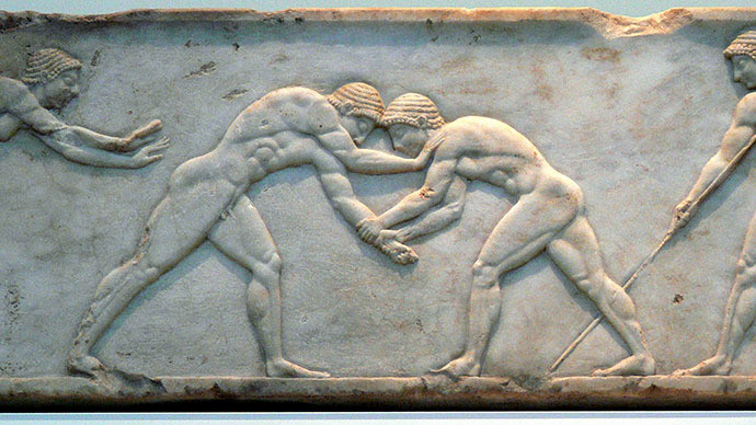 Οι αρχαίοι Έλληνες «έστηναν» αγώνες πάλης